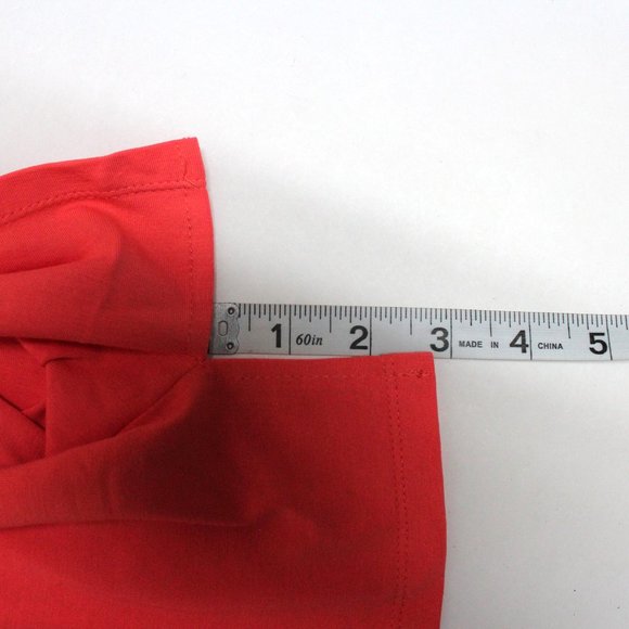 TanJay Papaya Color 1X Women's Pull Over Top - Picture 9 of 11